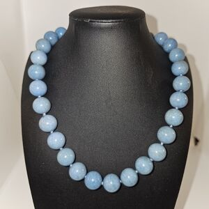 Blue Beaded Necklace